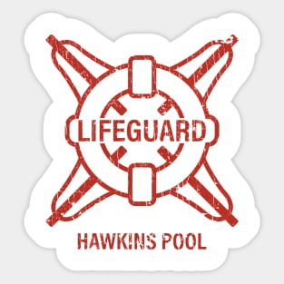 Hawkins Lifeguard 1985 Sticker